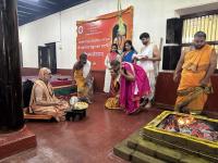 Purnahuti and Pujana by HH Swamiji at Shri Vishveshwara Venugopala Temple; Paduka Pujana (14 Feb 2026) Pictures Courtesy of Shri Shriram Shirali